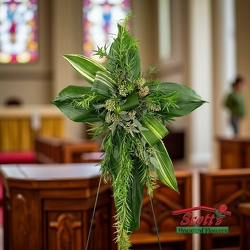 Natural Cross from Scott's House of Flowers in Lawton, OK