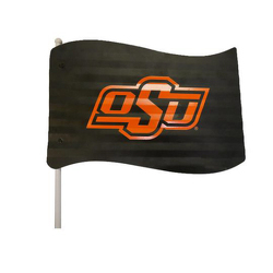 OSU Metal Garden Flag from Scott's House of Flowers in Lawton, OK