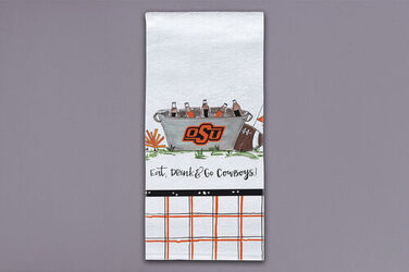 OSU EAT, DRINK TOWEL from Scott's House of Flowers in Lawton, OK