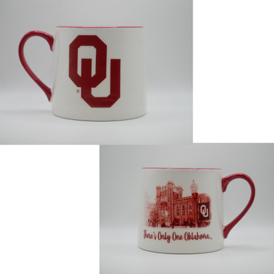 OU Campus Ceramic Mug from Scott's House of Flowers in Lawton, OK