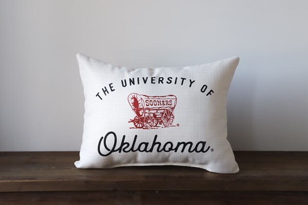 VINTAGE OU PILLOW from Scott's House of Flowers in Lawton, OK
