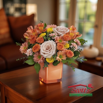 Orange Splendor from Scott's House of Flowers in Lawton, OK