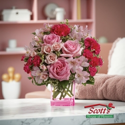 Pink Grace Bouquet from Scott's House of Flowers in Lawton, OK