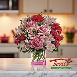 Pink Grace Bouquet from Scott's House of Flowers in Lawton, OK