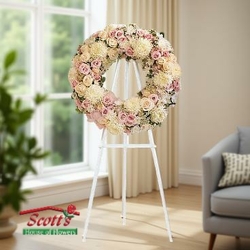Peace Eternal Wreath from Scott's House of Flowers in Lawton, OK