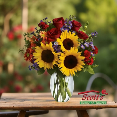 Pure Happiness from Scott's House of Flowers in Lawton, OK