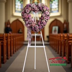 Rose Garden Heart  from Scott's House of Flowers in Lawton, OK