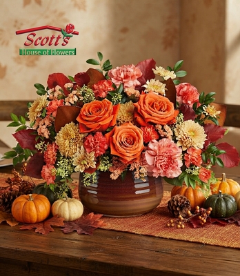 Rustic Ember Centerpiece (F3) from Scott's House of Flowers in Lawton, OK Rustic Ember Centerpiece (F3) from Scott's House of Flowers in Lawton, OK