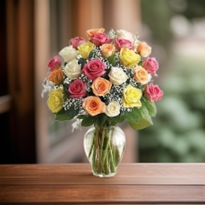 Scott's Two Dozen Medium Stem Roses from Scott's House of Flowers in Lawton, OK