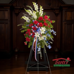 Sacred Duty Spray from Scott's House of Flowers in Lawton, OK
