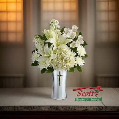 <b>Shining Spirit Bouquet</b> from Scott's House of Flowers in Lawton, OK