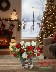 Snowman's Delight (C23) from Scott's House of Flowers in Lawton, OK