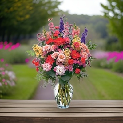 Large Sunshine and Smiles  from Scott's House of Flowers in Lawton, OK