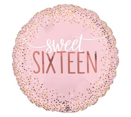 Sweet Sixteen Mylar Balloon from Scott's House of Flowers in Lawton, OK