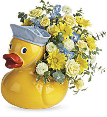 Teleflora Just Ducky - Boy  (TJDB) from Scott's House of Flowers in Lawton, OK
