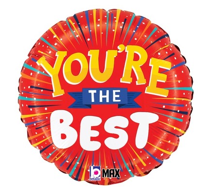 You Are The Best Mylar Balloon from Scott's House of Flowers in Lawton, OK