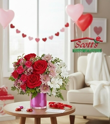 Rosy Love from Scott's House of Flowers in Lawton, OK