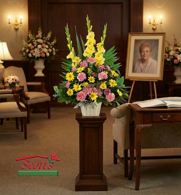 <b>Warm Thoughts Arrangement</b> from Scott's House of Flowers in Lawton, OK