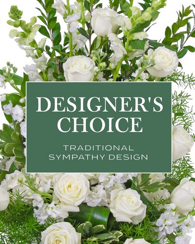 Designer's Choice - Traditional Sympathy Design from Scott's House of Flowers in Lawton, OK
