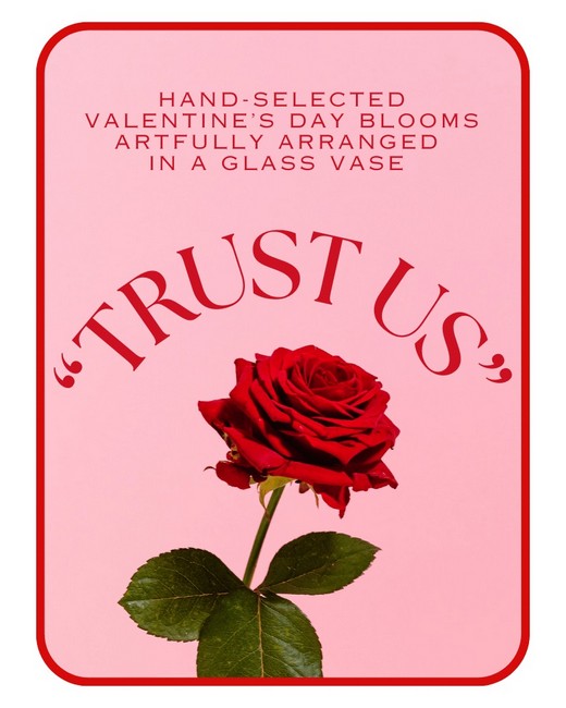 Valentine's Day Designer's Choice Vase from Scott's House of Flowers in Lawton, OK