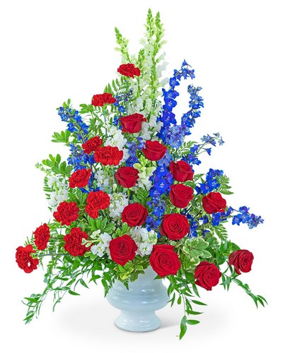 Valiant Honor Urn from Scott's House of Flowers in Lawton, OK