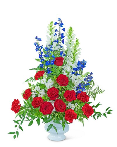 Valiant Urn from Scott's House of Flowers in Lawton, OK