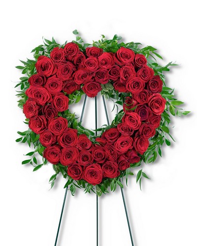 Abiding Love Heart from Scott's House of Flowers in Lawton, OK