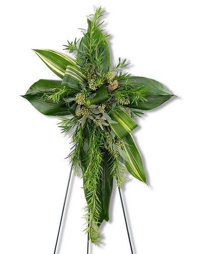 Natural Cross from Scott's House of Flowers in Lawton, OK