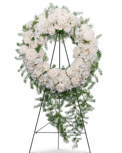 Eternal Peace Wreath from Scott's House of Flowers in Lawton, OK