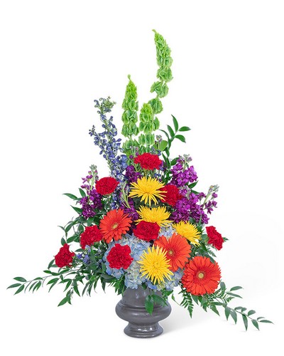 Vibrant Urn from Scott's House of Flowers in Lawton, OK