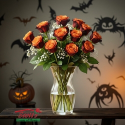 Halloween Dozen from Scott's House of Flowers in Lawton, OK