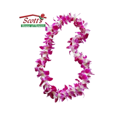 Orchid Lei  from Scott's House of Flowers in Lawton, OK
