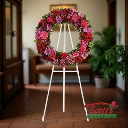 Infinite Love Wreath from Scott's House of Flowers in Lawton, OK